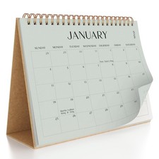 Best Aesthetic Desk Calendar 2026-2027 - Runs from January 2026 until July 2027