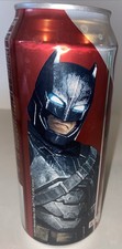 2016 16oz. DR PEPPER CAN ( BATMAN V SUPERMAN) EMPTY BOTTOM OPENED 