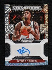 2022 Prizm Draft Picks Sensational Signatures Mojo 18/25 Nysier Brooks Auto 4f5