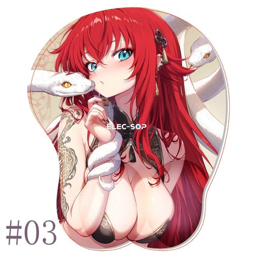 OPPAI Mousepad High School DxD Hero Rias Gremory Wrist Rest 3D Titty Mouse Pad - 第 7/13 張圖片