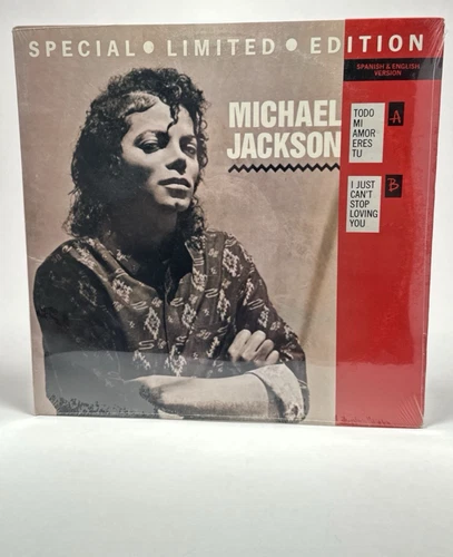 Michael Jackson - I Just Can't Stop Loving You (1988) 12" Single, Sealed,Spanish