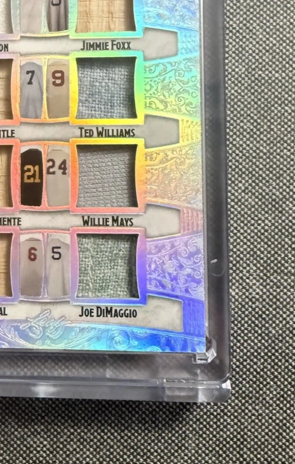 2025 Leaf Spectacular Mantle Aaron Mays Clemente DiMaggio Relic Game Used  #3/12 - Image 4 of 4