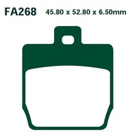 Bremsbelag BremsbeläGe Ebc SFAC268 Hinten FüR Mbk Yq 50 Nitro Bj. 1997-2005