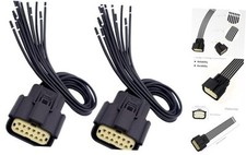 68364272AA 2PCS Halogen Headlight Connector Harness Pigtail Compatible with