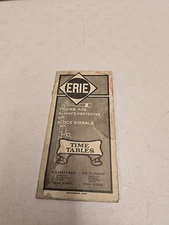 Antique November 1905 Erie Railroad Time Table