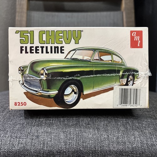 51 CHEVY FLEETLINE, AMT 8250 MODEL KIT, FACTORY SEALED IN BOX, HOBBY KIT - Bild 3 von 6