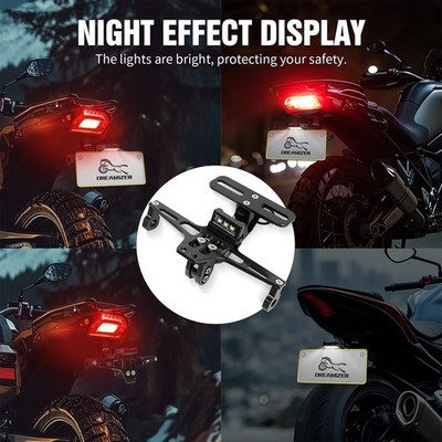 Motorcycle LED Tail Tidy License Plate Holder For Kawasaki Ninja