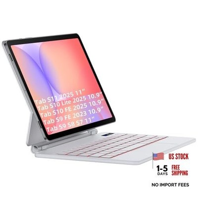  Magic Keyboard Case for Samsung White S10Lite S10FE S9FE S11S9S8S7 White