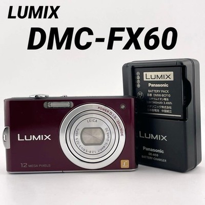 Panasonic LUMIX DMC FX60 Digital Camera Used Compact 8MP Optical