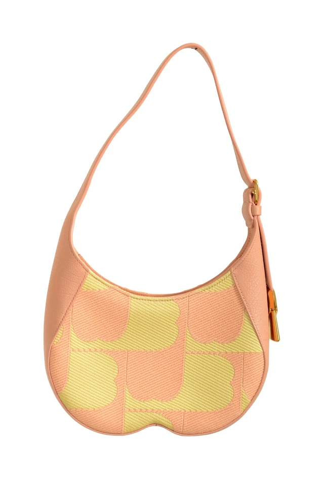 Bolso de Hombro Burberry Para Mujer "Pequeño Ajedrez" Cuero Texturizado Logo Hobo Foto 4 de 4