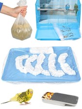 Niwaes Large 34x22" Disposable Bird Cage Tray Liners for Parakeet, Finche, 30Pk