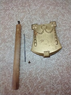 Antique Gustav Becker Jugenstil Style Wanduhr Clock Pendulum