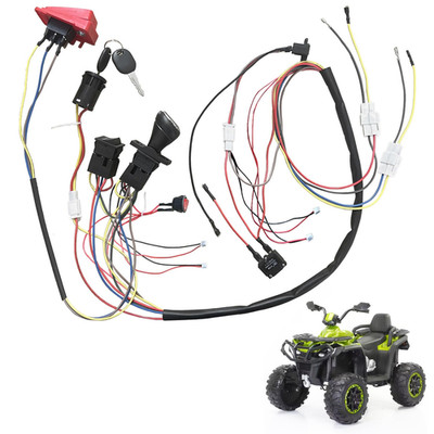 6V 12V 24V DIY Wire Harness Electric Conversion Kit for KidS Ride on Toys CarS