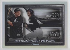 2017 Bowman Draft Recommended Viewing Refractor Jake Burger Gavin Sheets q2c