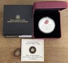 2010 Canada Silver Proof Dollar Limited Edition - The Poppy