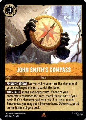 John Smith's Compass NM/M R 33/204 Winterspell Lorcana
