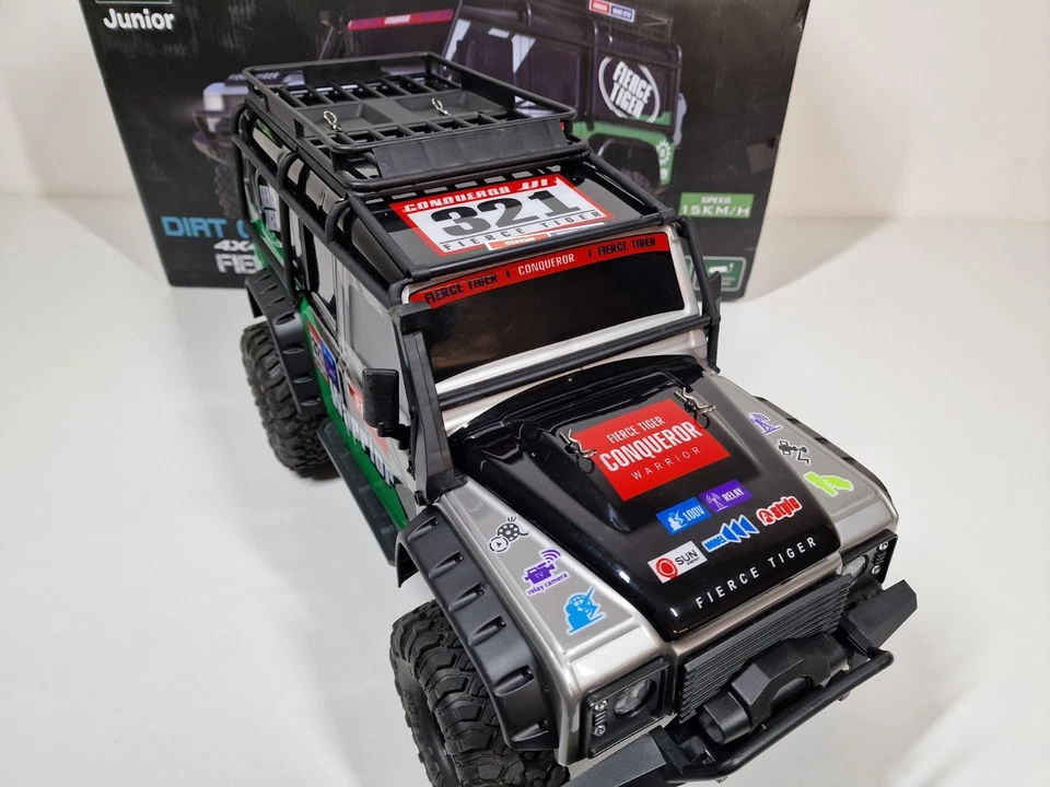 Amewi 22590 Dirt Climbing Fierce Tiger SUV Rc Crawler Scaler 4WD 1:10 RTR MANGEL - Bild 4 von 4