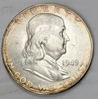 1949-S FRANKLIN HALF 50c - 90% silver,