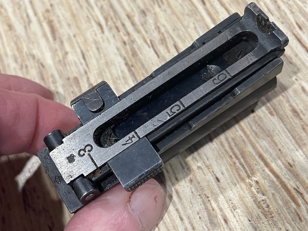 556ページ NICE Original Swedish Mauser 96 Model 1896 Rifle Rear Sight