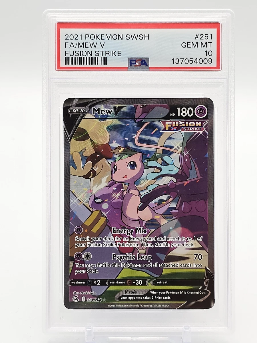 Mew V 251/264 Swsh08: Fusion Strike for sale | eBay