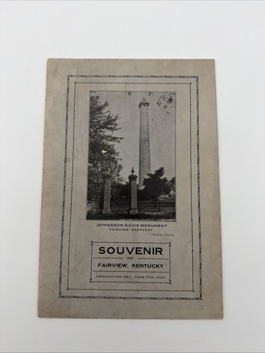 Vintage SOUVENIR OF FAIRFIELD, KENTUCKY By Mildred Ezell / 1924