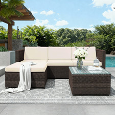Rattan Garden Furniture Patio Furniture Sets Outdoor Sectional Patio Sofa