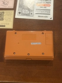 Excellent Nintendo DONKEY KONG DK-52 Game & Watch Multi Screen 1982 CIB Tested 