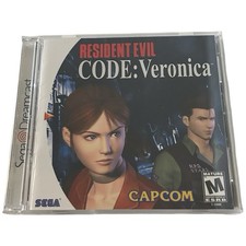 Resident Evil CODE: Veronica 2 Discs COMPLETE (Sega Dreamcast, 2000)