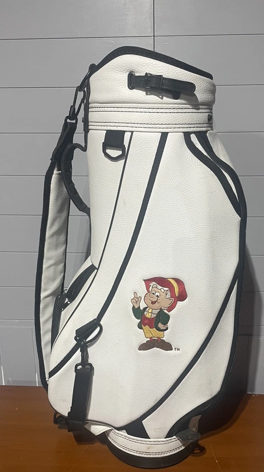 Carro de golf vintage White Keebler 2002 Pro Am 6 vías Staff bolsa Tony Tiger Elve Foto 4 de 4