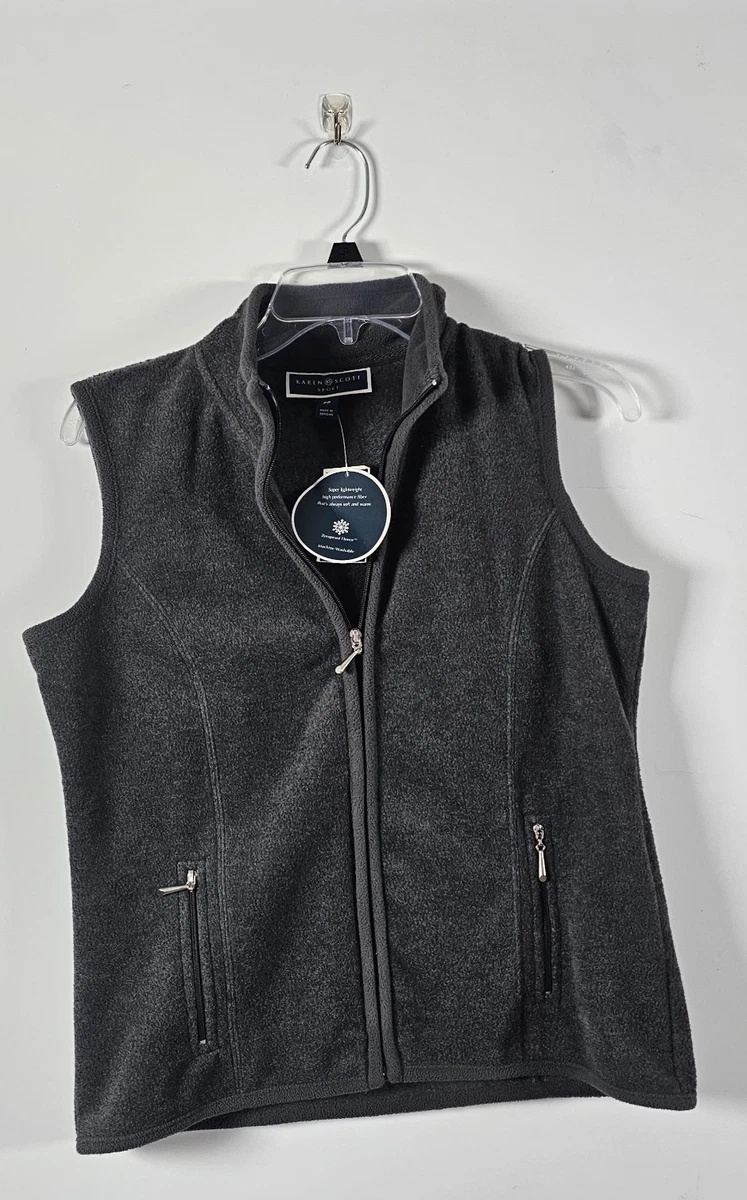 KAREN SCOTT Plus Womens Lightweight Quilted Vest