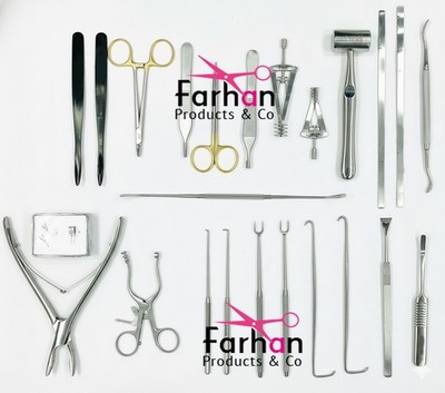 26 Pc Basic General Hand Palm Wrist Surgery Plastic & Veterinary Instruments Set