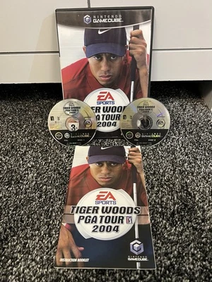 Tiger Woods PGA Tour 2004 Nintendo GameCube PAL Completo 2 Discos y Manual - Imagen 1 de 4