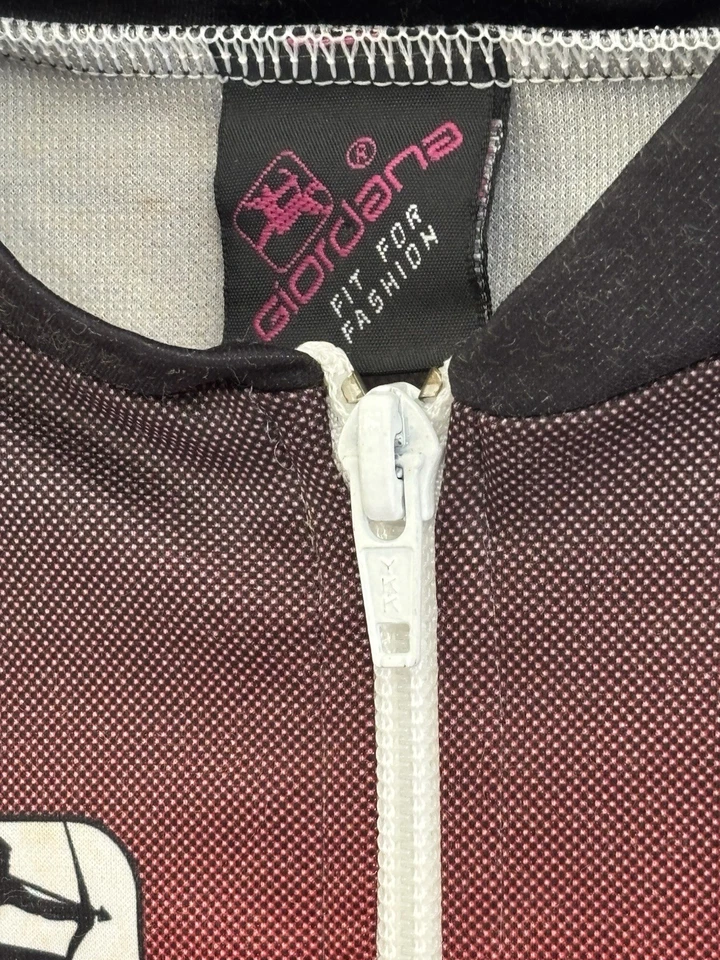 Giordana Cycling Jersey Full Zip Red Schwinn Made In Italy Men’s Large L/S - Image 4 of 4