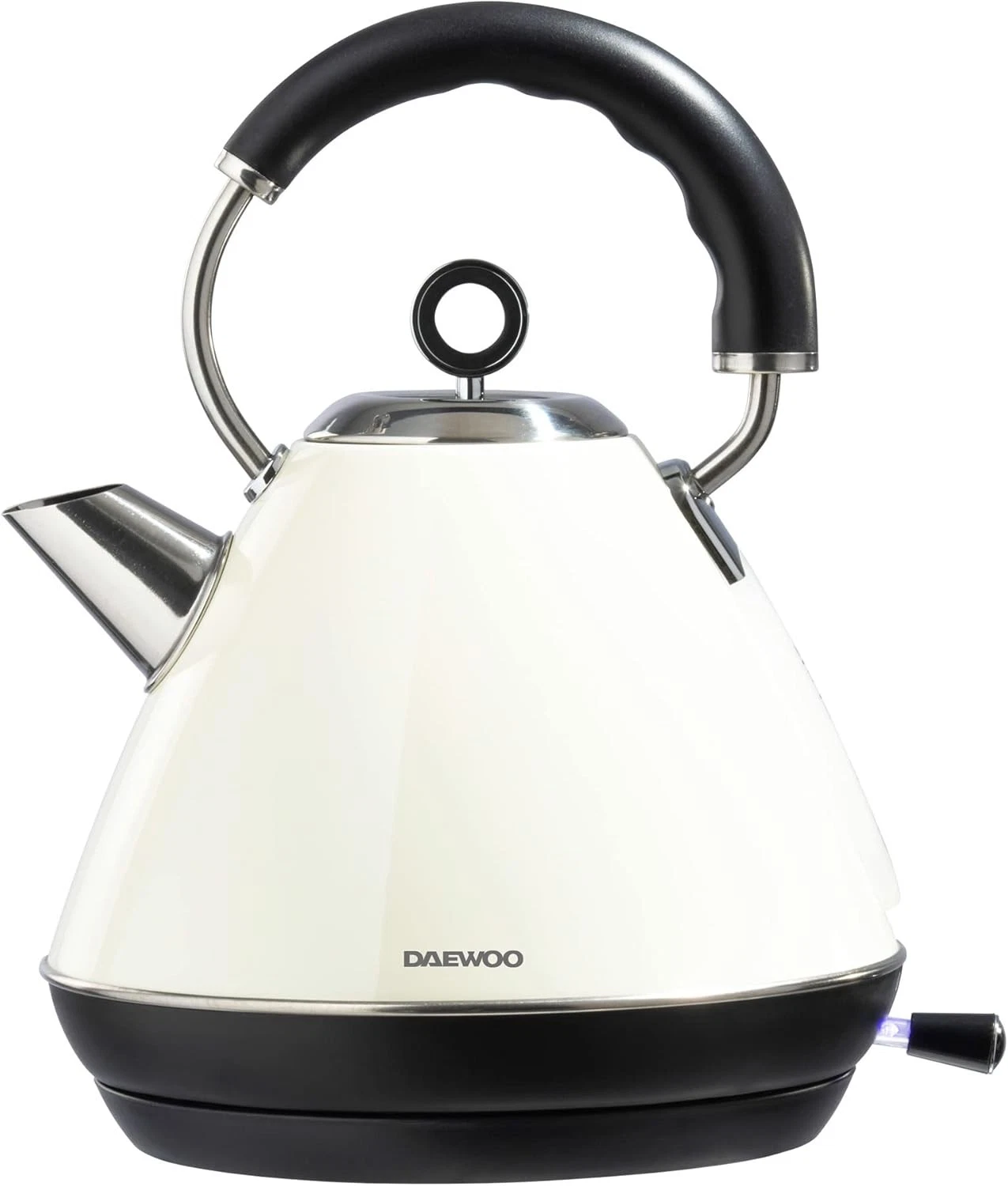 Daewoo Kensington Pyramid Kettle 1.7L 3000W Stainless Steel Cream SDA1576GE
Opens in a new window or