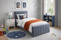 3FT Line Panel Single Adult / Kids Slat Bed Frame