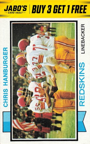 Chris Hanburger #250 1973 Topps card