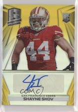 2014 Panini Spectra Rookie Auto Gold Prizm 12/25 Shayne Skov #290 Auto 2t8