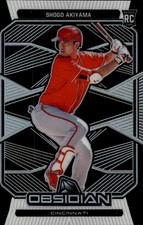 2020 Panini Chronicles Obsidian #23 Shogo Akiyama Cincinnati Reds