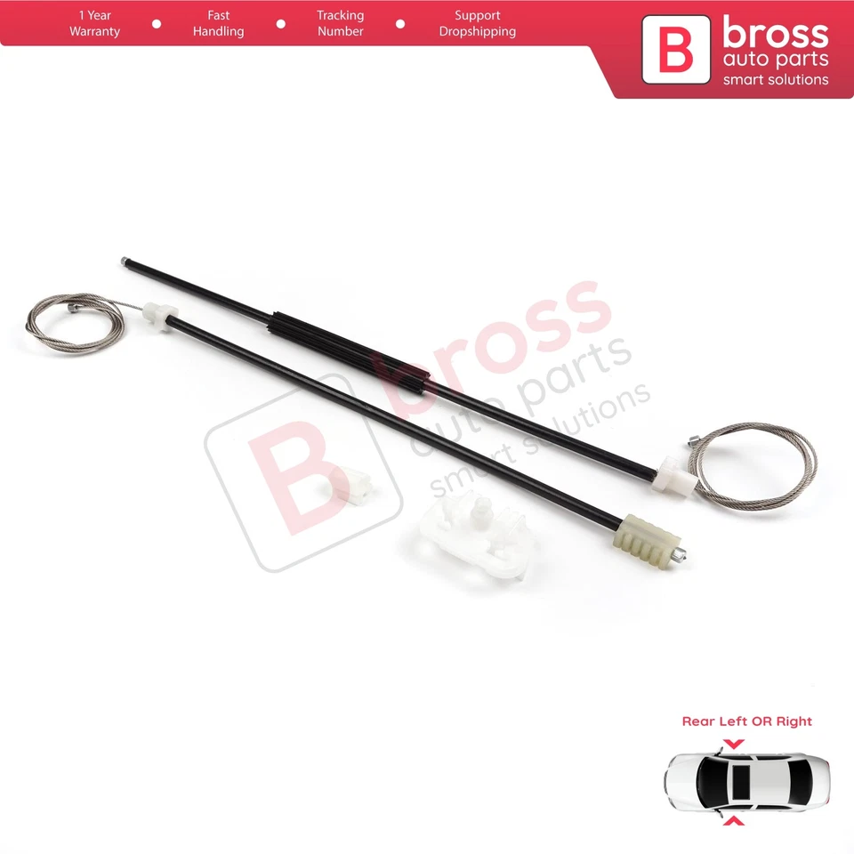 Juego regulador ventana trasero izquierdo o derecho manual peugeot 306 1992-2003 9221c2 Foto 2 de 4