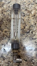 King Instrument 7511-213B07 Flow Meter 0-20 SCFM Air – Acrylic Tube Rotameter –