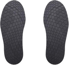 Black Anti-Slip Hexagonal Honeycomb Pattern Rubber Sole Replacement DIY Shoe ...