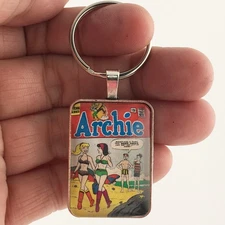 Archie #157 CLASSIC BETTY VERONICA Dan DeCarlo BIKINI COVER Key Ring or Necklace