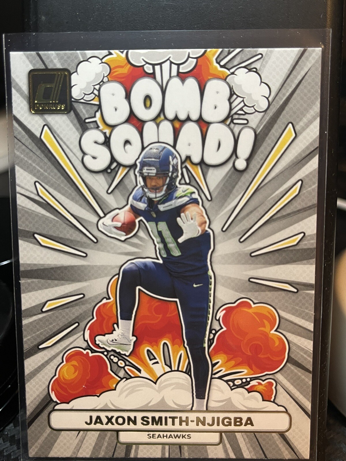 2023 Panini Donruss Jaxon Smith-Njigba Rookie Bomb Squad Insert BS-10
