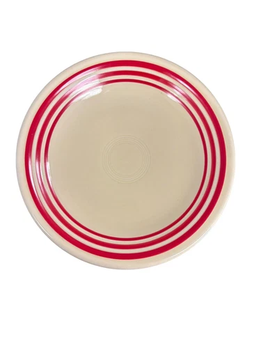 Fiesta HLCCA Red Stripe Salad Plate 7.5” Fiestaware