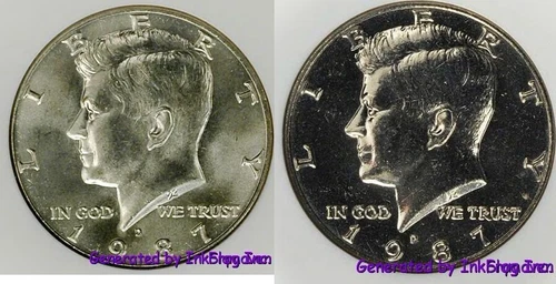 1987 P & D Kennedy Half dollar Choice/Gem Bu pair FREE SHIPPING