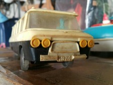 VINTAGE BUS 1974 TOY WIND UP TOURIST METAL HARD PLASTIC USSR CCCP SOVIET RUSSIA