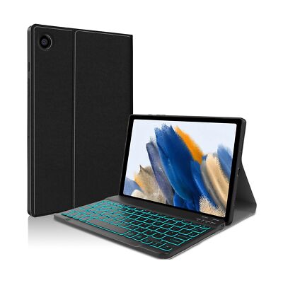 JUQITECH Backlit Keyboard Case for Samsung-Galaxy-Tab A8 10.5 2022 Smart Soft...