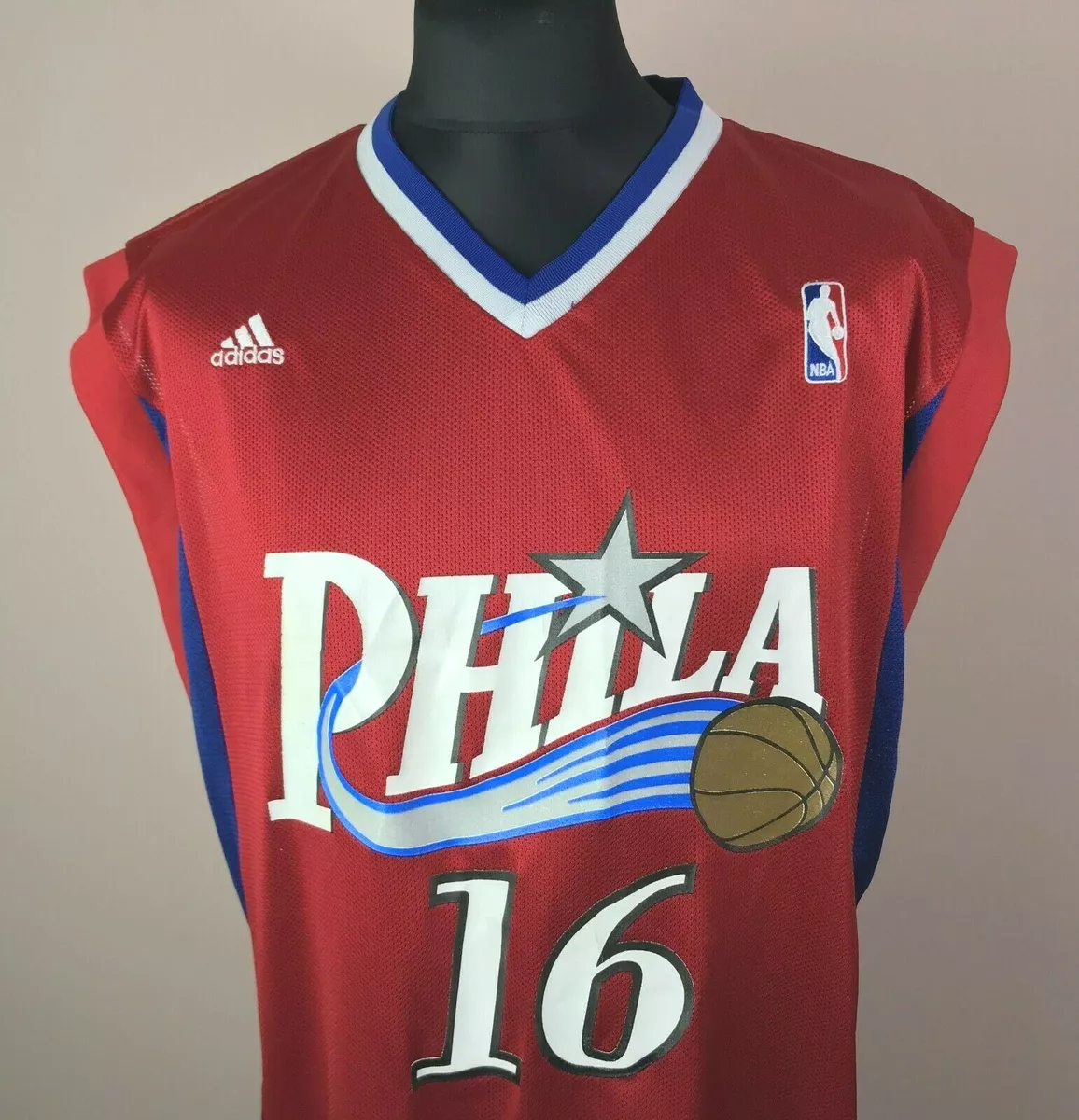 Marreese Speights 16 Philadelphia 76ers ADIDAS SIGNED NBA Jersey