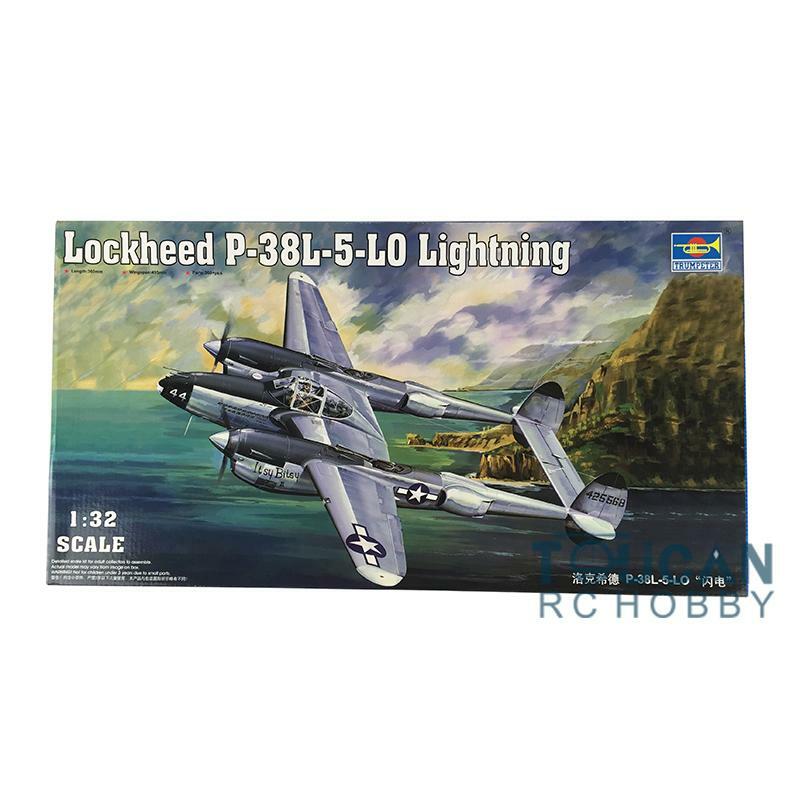 1/32 Scale Trumpeter Lockheed P-38L-5-LO Lightning Fighter