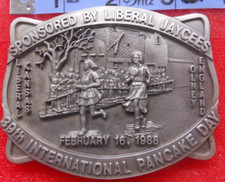1988 International Pancake Day Liberal Kansas International Pancake Day